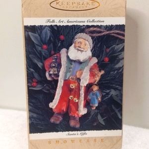 Hallmark Folk Art Santa's Gifts 1996